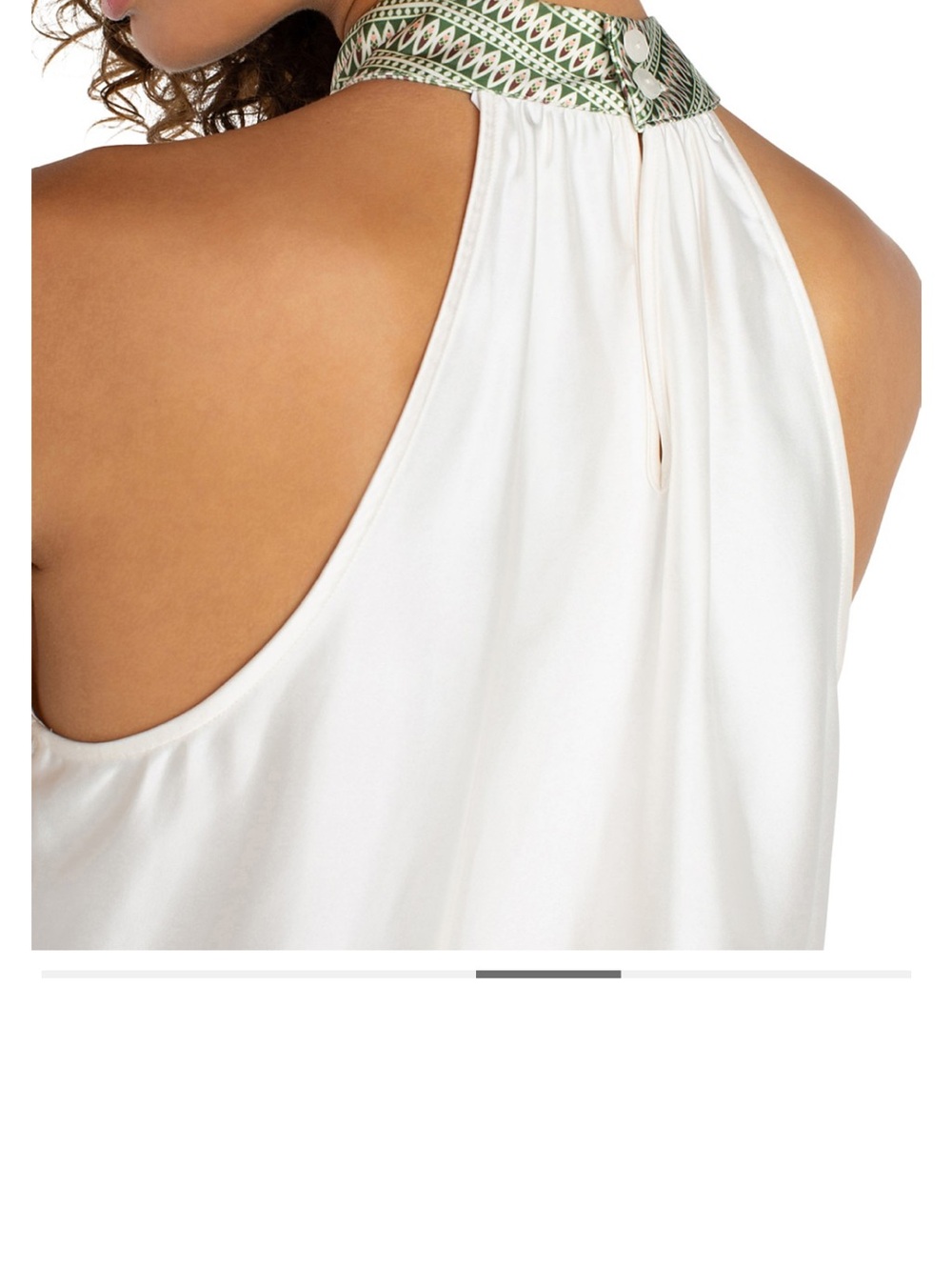 NWT Liverpool Los Angeles Mock Neck Halter Top, Medium - Picture 4 of 11